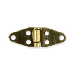 4 brass hinges 7x12mm miniature 1:12, Accessories for dollhouses