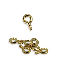 50 hooks 7mm, screwable for dollhouses 1:12