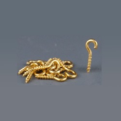 mini hooks, 50pcs in a bag miniature 1:12, Accessories for dollhouses