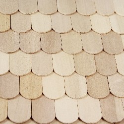 fishscale shingles 1000 pc for dollhouses 1:12