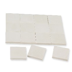 stone floor white 19x19mm, 36 pc miniature 1:12, Floor