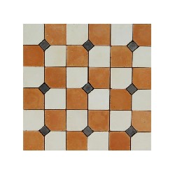 carrelage cabochon black miniature 1:12