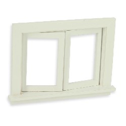 small working window white miniature 1:12, Accessories for dollhouses