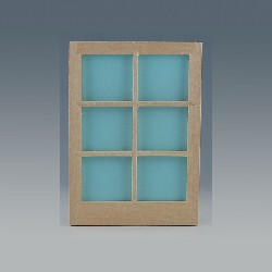 not opening window miniature 1:12, Accessories for dollhouses