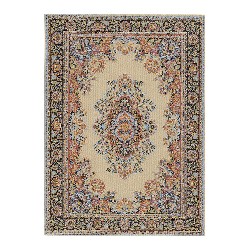 carpet blue/pink miniature 1:12, Floor