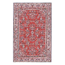 carpet blue/red miniature 1:12, Floor