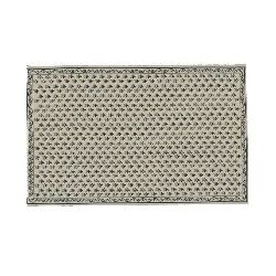 carpet beige with blue pattern miniature 1:12, Floor