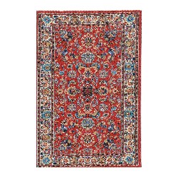 carpet red miniature 1:12, Floor