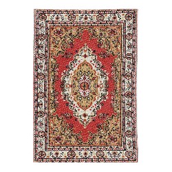 carpet red miniature 1:12, Floor