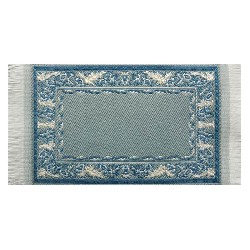 carpet blue miniature 1:12, Floor