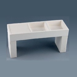 double kitchen sink white miniature 1:12, Furniture