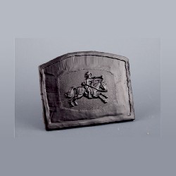 fireplace plate hunting miniature 1:12, Furniture