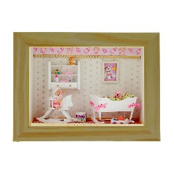showcase (kit) nursery pink 1:12