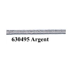 polyester ribbon 2m - silver miniature 1:12