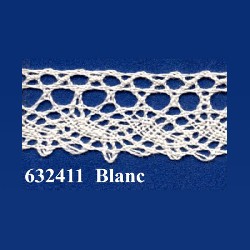 cotton lace white - 1m miniature 1:12, Wall
