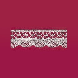 white lace curtain miniature 1:12