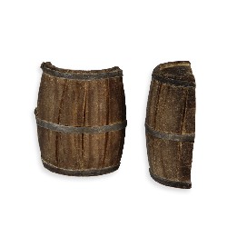 1/2 barrel n°08 - 1dz (6) Miniature 1:12