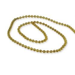 garland of gold pearls 1m miniature 1:12, Miniatures