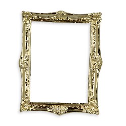 brass frame gold Miniature 1:12