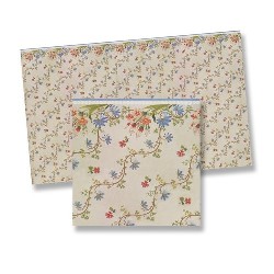 wallpaper: flowers for dollhouses 1:12