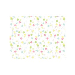 wallpaper sew perfect pins multi pastel miniature 1:12
