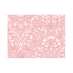 wallpaper-annabelle damask pink quartz miniature 1:12