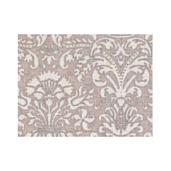 wallpaper-annabelle damask grey silver miniature 1:12