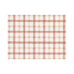 burgundy checkered print wallpaper miniature 1:12, Wall
