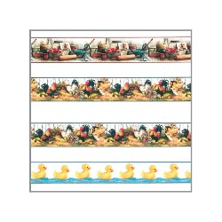pastry friezes, rooster hens, ducks miniature 1:12