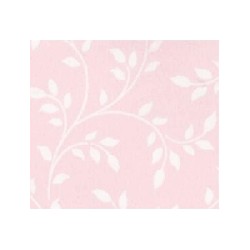 wallpaper pink, white flowers miniature 1:12, Wall