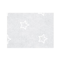 wallpaper grau with white star miniature 1:12, Wall