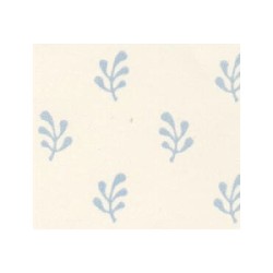 papier peint feuilles bleues miniature 1:12