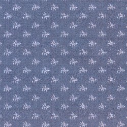wallpaper mauve/white bouquets miniature 1:12