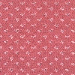 wallpaper red/white bouquets miniature 1:12