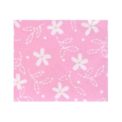 wallpaper pink flowers miniature 1:12, Wall