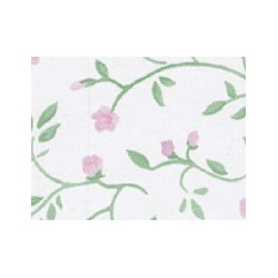 purple floral wallpaper miniature 1:12