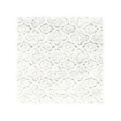 wallpaper medallion white miniature 1:12, Wall