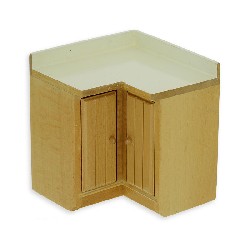 kitchen corner natural oak miniature 1:12, Furniture