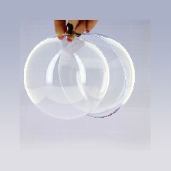 plastic ball in 2 parts diam 10cm 1:12