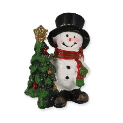 snowman miniature 1:12, Christmas
