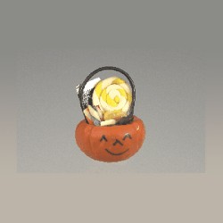 halloween pumpkin holder with candy miniature 1:12, Christmas