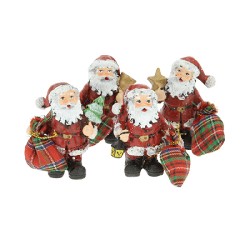 tall santa claus different models miniature 1:12, Christmas