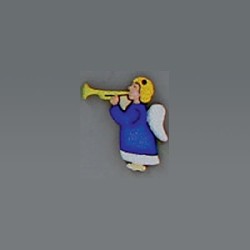 mini item wood angel trompet miniature 1:12, Christmas