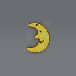 mini item wood moon miniature 1:12, Christmas