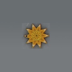 mini item wood sun miniature 1:12, Christmas