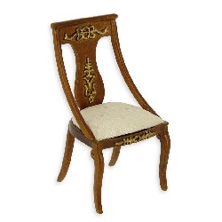 empire style chair  Trianon collectible furniture 1:12