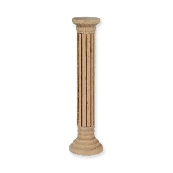 ionic pedestal bare wood miniature 1:12, Furniture