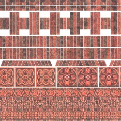 complement for briques 34978 for dollhouses 1:12
