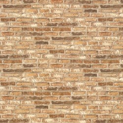 imitation beige brick print miniature 1:12, Wall