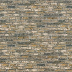 imitation brick gray green print miniature 1:12